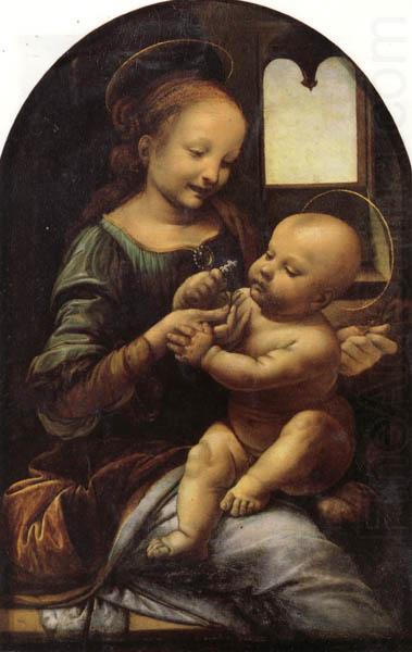 LEONARDO da Vinci The Benois Madonna china oil painting image